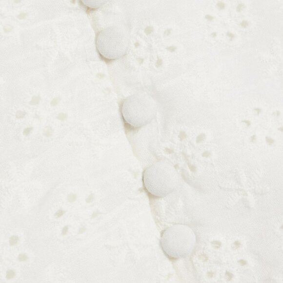 ALICE + OLIVIA Eyelet Mini Dress - Picture 4 of 6